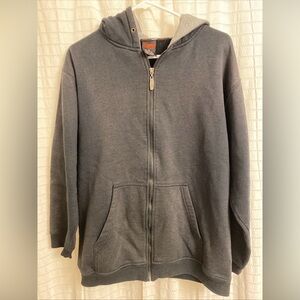 kenpo hoodie Black Zip Medium Pockets Casual School Fall Comfort